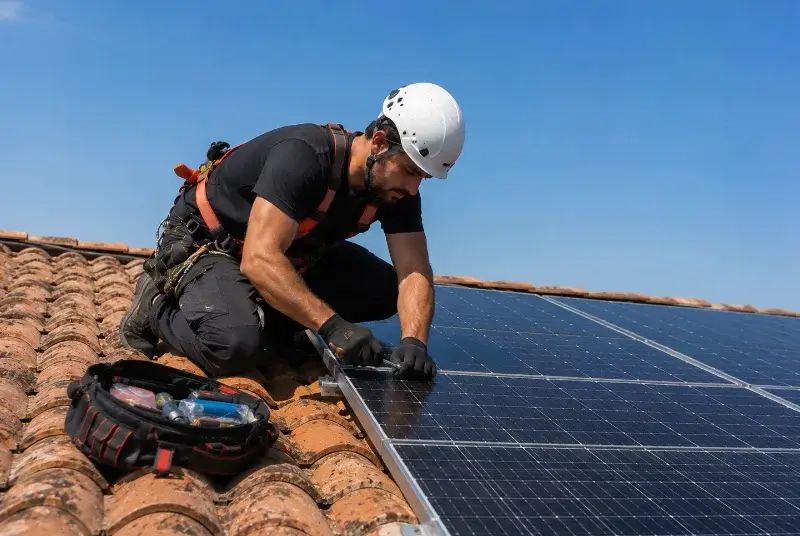 Maintenance et monitoring de panneaux solaires à Maing